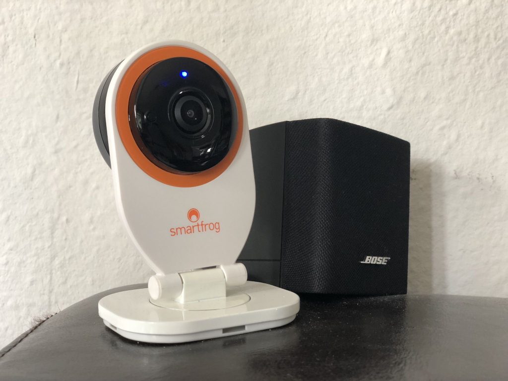 Smartfrog IP-Überwachungskamera Test – im Urlaub alles im Blick? 7 Die Smartfrog WLAN HD IP-Sicherheitskamera zeichnet in der Abwesenheit der Bewohner alles auf – und informiert über Bewegungen und Geräusche. Foto: Sascha Tegtmeyer