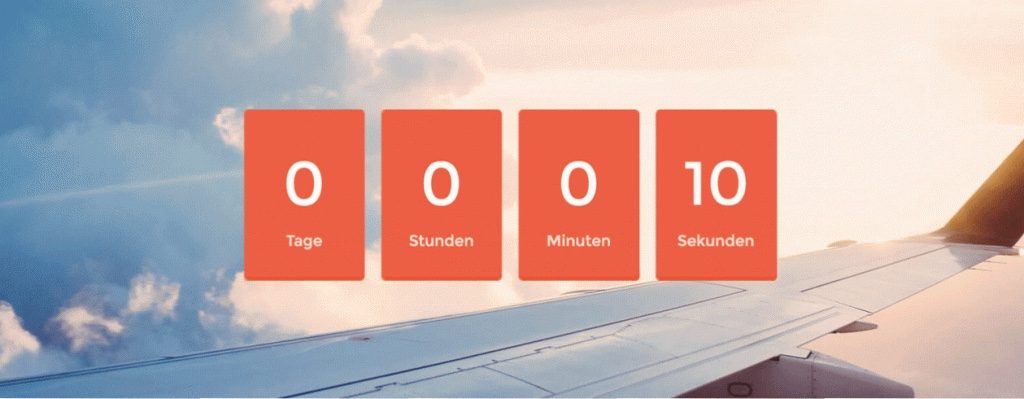 Während die Experten von Blookery euren unvergesslichen Städtetrip zusammenstellen, läuft der Countdown. 