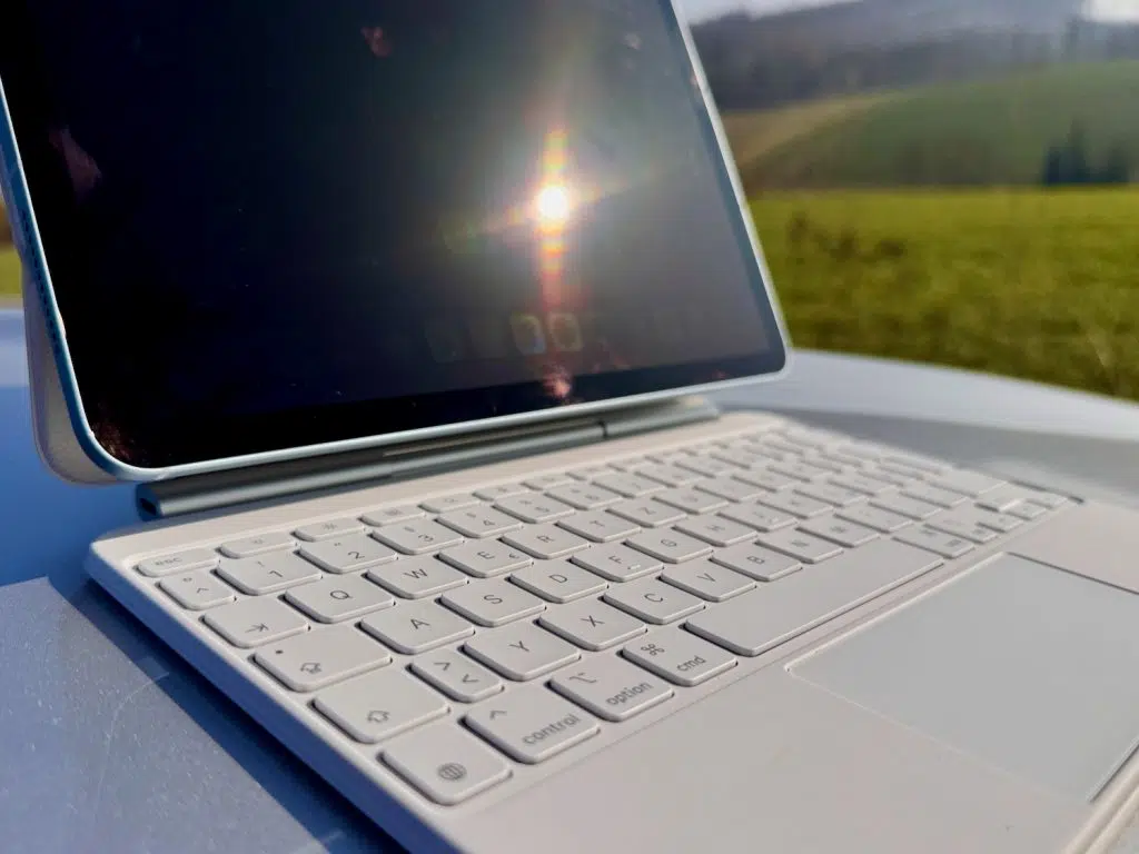 iPad Air M3 mit Magic Keyboard – das Remote-Powerpaar? 9 Apple iPad Air Test Magic Keyboard Pencil Pro Foto: Sascha Tegtmeyer
