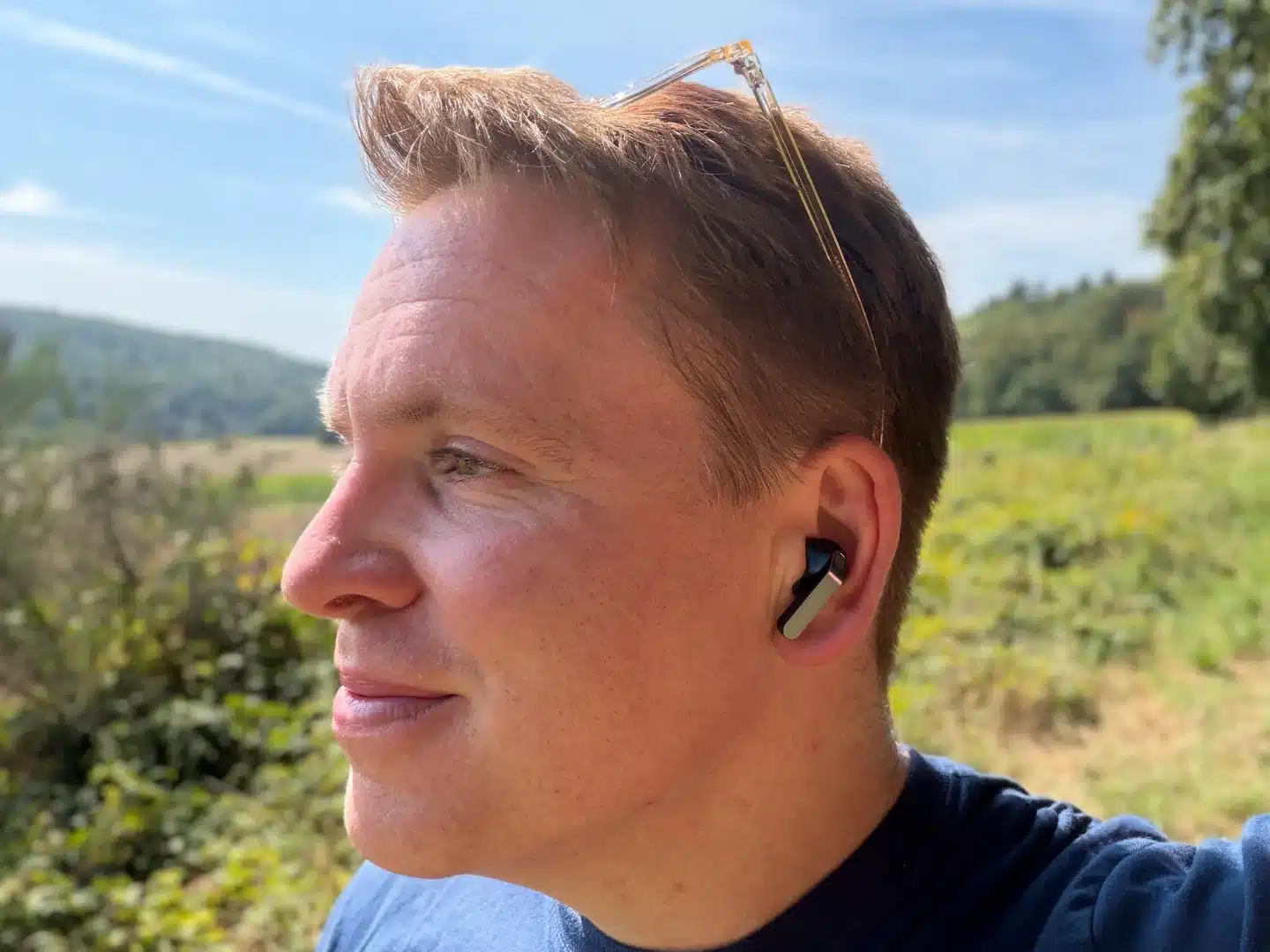 Samsung Hearapy im Test: Hilft der 100-Hz-Ton gegen Reiseübelkeit? 12 Galaxy Buds4 Pro im Ohr von Sascha Tegtmeyer im Profil