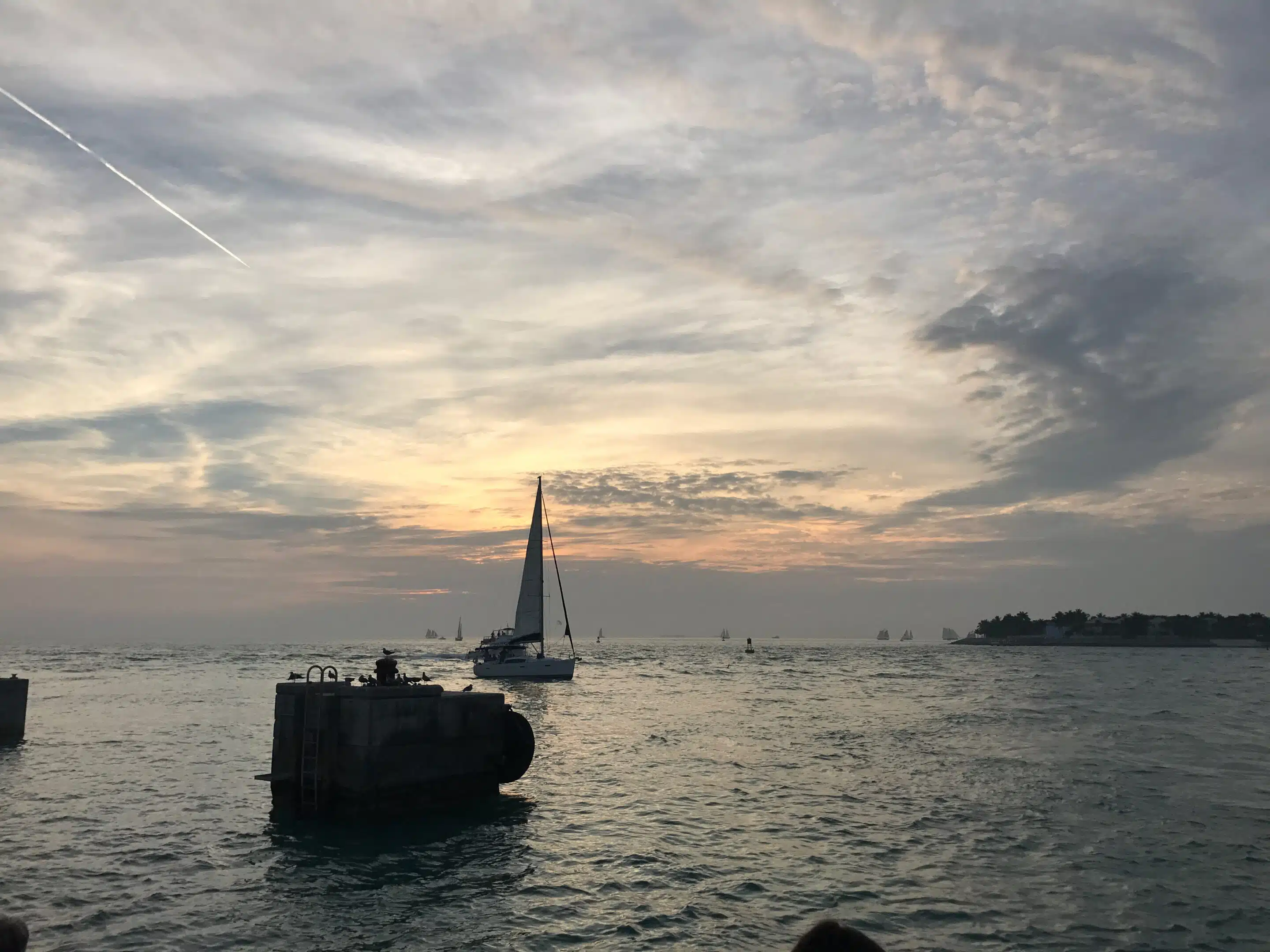 Florida-Rundreise: Zwischen Atlantik, Everglades und Golfküste 13 Segelboot im Hafen bei abendlichem Licht in Key West